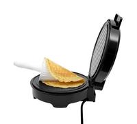 Quiotuir Waffle Cone Maker Machine 1200W Calefacción Doble Antiadherente