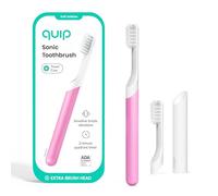 Quip Cepillo de dientes sónico para adultos con temporizador (magenta, mediano)