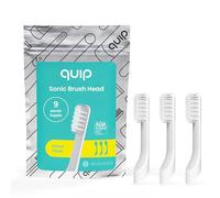 quip Recambios de cabezal de cepillo (paquete de 3), cerdas suaves, compactas y flexibles, duran 3 meses cada uno