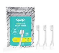 quip Recambios de cabezal de cepillo pequeño (paquete de 3), cerdas suaves, compactas y flexibles, duran 3 meses cada uno