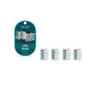 quip Ultra Brush Pod - Cabezales de recambio para cepillos de dientes eléctricos sónicos, paquete de 4 unidades, cerdas suaves, compactas, duran 3 meses cada uno, color blanco