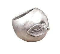 Quipo Anillo de manzana, joyería de Adán y Eva, anillo de fruta único