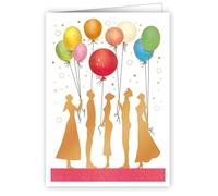 Quire Mini Card Personas con Globos