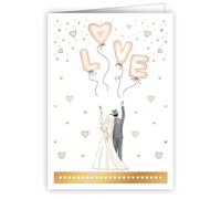 Quire - Mini tarjeta para novia con globo