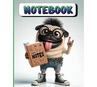 Quirky Pug Graffiti Notebook - Fun & Creative Journal for Kids & Teens: Inside, you'll find 120 pages, with one side blank for doodling, sketching, or ... lined for writing notes, stories, or lists.