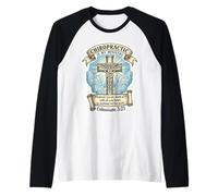 Quiropráctico Cristiano Quiropráctica Es Mi Ministerio Jesús Dios Camiseta Manga Raglan