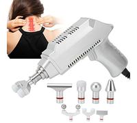 Quiropráctico Eléctrico Profesional de Columna Vertebral, Pistola de Masaje Eléctrica de Fuerza Ajustable de 30 Engranajes, Herramienta de Ajuste Quiropráctico Pistola Quiropráctica de(EU)