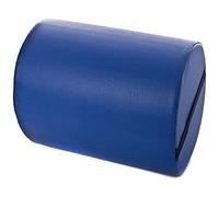 QUIRUMED Cojín Rodillo, 30 x 20 cm, color Azul, Polipiel, Relleno de espuma, para Yoga, para Fitness, para Masaje