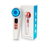 QUIRUMED Masajeador facial antiarrugas, iónico, con luz LED, Cuidado facial, Tecnología ultrasónica, Batería de litio recargable