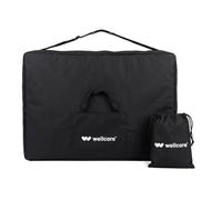 QUIRUMED Mochila para Camilla Plegable WELLCORE 18x98x72 cm | Bolsa de Transporte con Compartimento para Accesorios | Compatible con Camillas de 180x60 a 195x70 cm | Poliéster Resistente