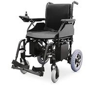 QUIRUMED Silla de ruedas eléctrica plegable EASY PLUS, Acero, Autonomía 20 Km, Frenado electromágnético, Velocidad máxima de 7 km/h, Para mayores, Para minusválidos