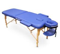 QUIRUMED WELLCORE Camilla Plegable de Madera 180 x 60 cm, Azul