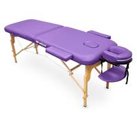 QUIRUMED WELLCORE Camilla Plegable de Madera, Morado, 180 x 60 cm