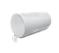 QUIRUMED WELLCORE - Cojín Masaje Cilindro | 60x30 cm | Diseño para Masajes y Fisioterapia | Asa y Cremallera | Relleno de Espuma, Blanco