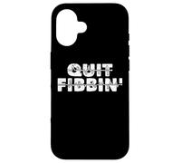 Quit Fibbin Atrial Fibrillation Cardiology LPN Cardiac Nurse Carcasa para iPhone 16