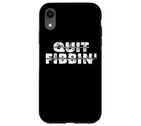 Quit Fibbin Atrial Fibrillation Cardiology LPN Cardiac Nurse Carcasa para iPhone XR