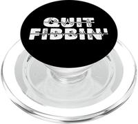 Quit Fibbin Atrial Fibrillation Cardiology LPN Cardiac Nurse PopSockets PopGrip para MagSafe