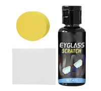 Quita Arañazos Para Cristales - High-performance De Gafas, Functional, Pulidora Eliminador Rayas 40g, Con Esponja Y Paño Oficina | Multipurpose Outdoor Indoor Utility Versatile