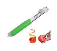 Quita el corazón de la manzana, palanca de corazón de manzana profesional, palanca de corazón de manzana, descorazonador para manzanas multifunción, pelador de manzana, verde