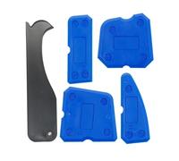 Quita juntas de silicona, set de 5, eliminador para baño, kit de calafateo de silicona en varios tamaños y ángulos, aplicador de sealant para cocina, raspador de juntas de azulejos, caulking tool kit