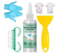 Quita Pegamento Adhesivo, Eliminador de Estampados de Ropa, Removedor Vinilo, Removedor Impresión, Elimina Rápidamente las Huellas de Impresiones,No Dejar Rastro, 120ML