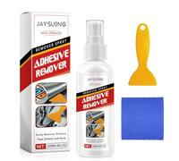 Quita Pegamento Adhesivo,Quita Adhesivos,Quita Pegatinas,Viene con Raspador y Paño de limpieza,Elimina Rápidamente Etiquetas,Residuos de Adhesivo de las Superficies(120ml)
