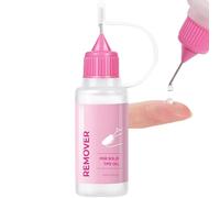 Quita Pegamento de Uñas - Quitaesmalte Para Uñas Artificiales 0.5 Fl Oz | Disolvente De Capa Resistente A Astillas