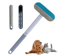 Quita Pelos Mascotas 3 en 1 Set de Cepillos para Pelusas, Cepillo Multifunción de Mango Largo para Pelo de Perro y Gato Reutilizable, Ideal para Sofá, Cama, Alfombra, Rascador