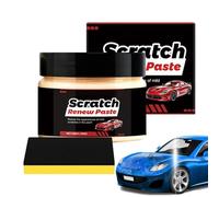 Quita Rayones Para Automóviles | 50g Pulidor De Recubrimiento - Con Esponja Borradora De Rayaduras Para Automóvil | Para Restauración De Remolinos Y Cuidado De
