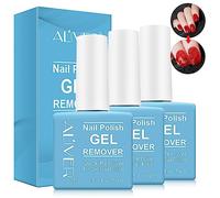 Quitaesmalte de Uñas 3 Paquete, Removedor en Gel Mágico, Quita Fácil y Rápidamente el Esmalte, No Daña, No Necesita Película, Remojo o Envoltorio