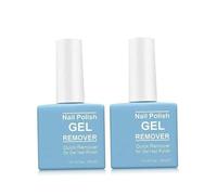 Quitaesmalte de uñas de gel - 2 unidades de solución portátil de remojo rápido, no irritante para mujeres y niñas