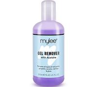 Quitaesmaltes de acetona de Mylee, limpiador para uñas de gel de 250 ml, adecuado para salón profesional, para manicura y pedicura UV y LED
