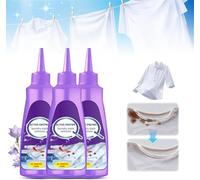 Quitamanchas de enzima activa para ropa, removedor de manchas de lavandería con enzimas activas, nuevo limpiador de manchas de ropa resistente 2024, removedor de manchas de aceite de ropa, limpiador