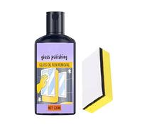 Quitamanchas de Vidrio - Limpiador de Ducha 120ML | Kit de esponja ABS - ABS baño cocina espejo azulejo bañera inodoro lavabo elimina incrustaciones de Aceitę y manchas difíciles fácilmente