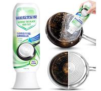 Quitamanchas negras para fondo de olla, elimina la película de barro de algas marinas negras para ollas y sartenes, limpiador resistente para utensilios de cocina de acero inoxidable, eliminación de