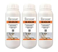 QUITAMANCHAS para eliminar MANCHAS ORGÁNICAS como Café, Vino, Madera, Frutas, Hierba, Flores, Sangre en piedras naturales, etc. Envase 3 x 0,5 Litros