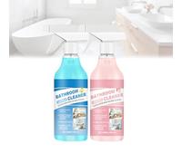 Quitamanchas potente para baño, limpiador multifuncional para baño, multisuperficie, porcelana, quitamanchas de agua, con aroma fresco. (Peach,Lemon)