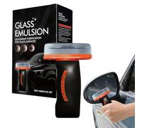 Quitapelícula de para del Coche | 100g Loción limpiadora protectora,Cepillo Limpiador de Lámina de Vidrio | Para Visión Clara en Ventanilla de Coche, SUV, Camión,