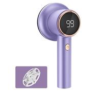 Quitapelusas Eléctrico, Quita Pelusas Ropa Recargable, Cuchilla de 6 Hojas, Pantalla LED, Carga USB Quita Pelotillas Ropa Quitapelusas Electrico De Ropa con Cepillo Estático Tener 3 Velocidades.