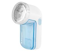 Orbegozo QP 6400 - Quitapelusas eléctrico, corona de 5 cm de diámetro, recipiente recoge pelusas, rejilla y cuchilla inox, diseño ergonómico, funciona a pilas