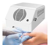 Quitapolvo De UñAs De 120 W, Ventilador De VentilacióN, MáQuina De RecoleccióN De Polvo Silenciosa Con Filtro/Almohadilla De Mano, Velocidad Ajustable De 4000 Rpm, Herramienta Para Manicura