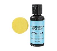 Quitarañazos para Gafas | 30ml Reparadora de Pantallas con Esponja | Eliminador de Arañazos en Gafas - para Cámara, Reloj, Móvil, Pantalla, Coche, Uso Diario