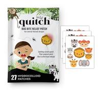 quitch Parches de animales de safari para picaduras de mosquitos, alternativa a la crema antipicazón para niños y bebés, alivio de picaduras de insectos, alivio después de picaduras, esencial para