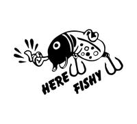 Quite Las Pegatinas Del Coche De Pesca, Pegatinas Removibles Autoadhesivas Impermeables Para Rascar(Glossy Black,28x23cm)
