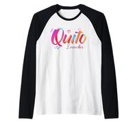Quito Ecuador | Vacation Travel Camiseta Manga Raglan