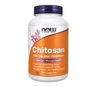 quitosano 500 mg - 240 cápsulas - now