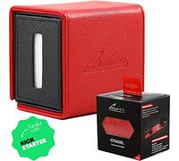 Quiver Time Citadel Deck Block Rojo - Caja de Mazo 100+ para Cartas TCG, Compatible con Magic: The Gathering, Deck Box Commander, Caja para Cartas, Dados y Fichas, Divisor Ajustable, Cierre Magnético