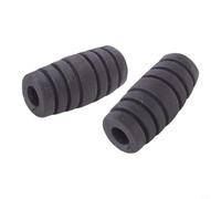 QuivyLivy 4 almohadillas de goma para palanca de cambios de motocicleta | Protectores de goma negra para palanca de cambios, almohadillas de repuesto para bicicletas deportivas