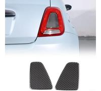 QuivyLivy Adorno Luces Traseras para abarth 595 695 Carbono Negro Adorno | Protección contra desgaste, escudo para panel de , mantiene integridad del de iluminación(Black Carbon)