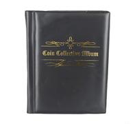 QuivyLivy Álbum de colección de monedas con 480 bolsillos, libro de almacenamiento para monedas del Reino Unido, vitrina portátil y carpeta coleccionable, protector de monedas pequeñas